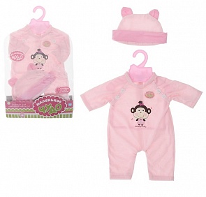 Одежда для пупса: костюмчик "Обезьянка", шапочка (Маленькое чудо, 872984)